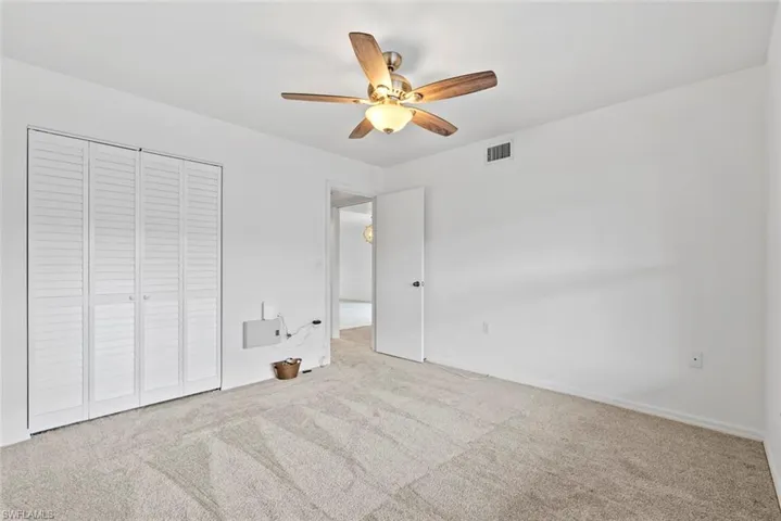 Ample closet space