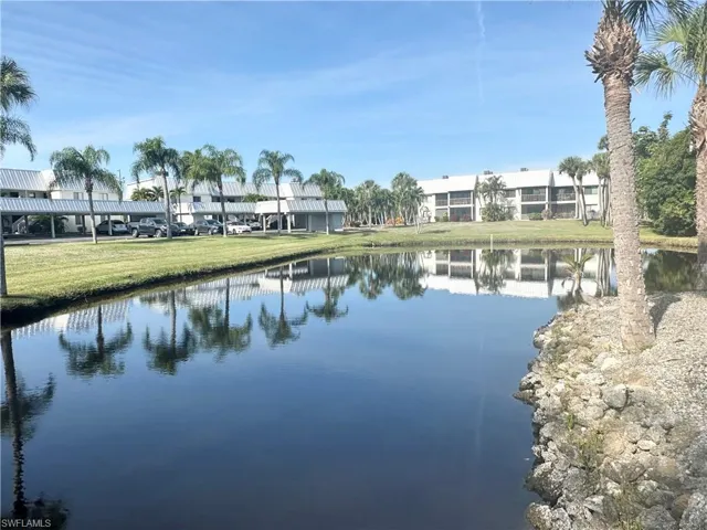 Rear of condo complex