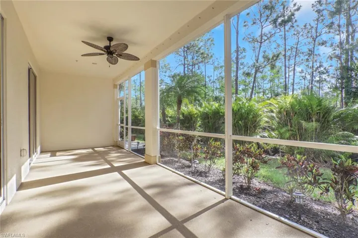 Screened lanai