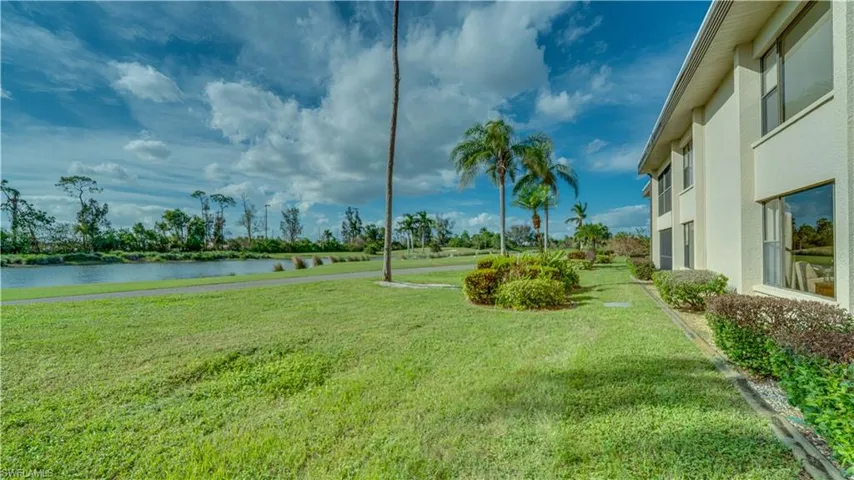 View of yard featuring a water view