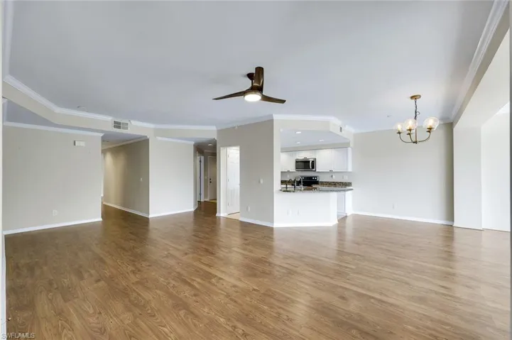 Open Concept Living & Dining Area