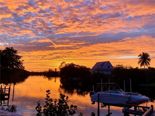Sunrise over the River from Dock