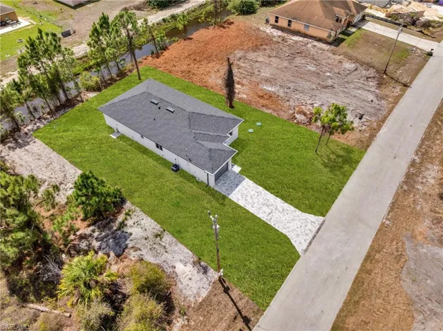 View from above of property