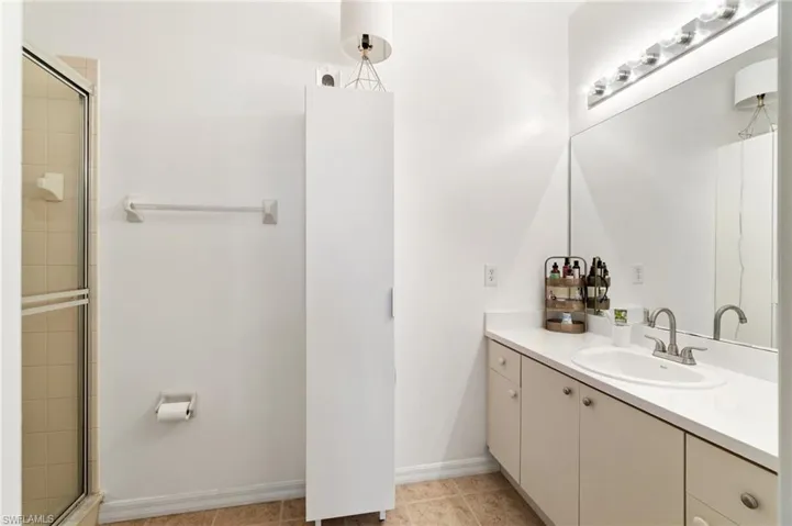 Primary bathroom.