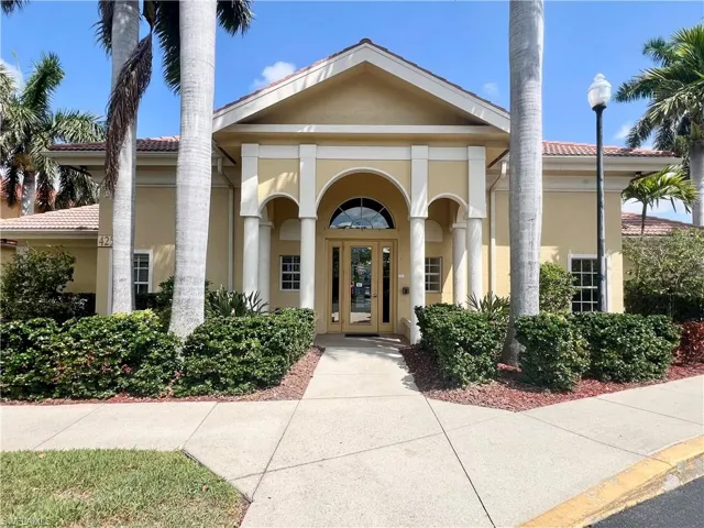 Entry to community clubhouse and amenities.