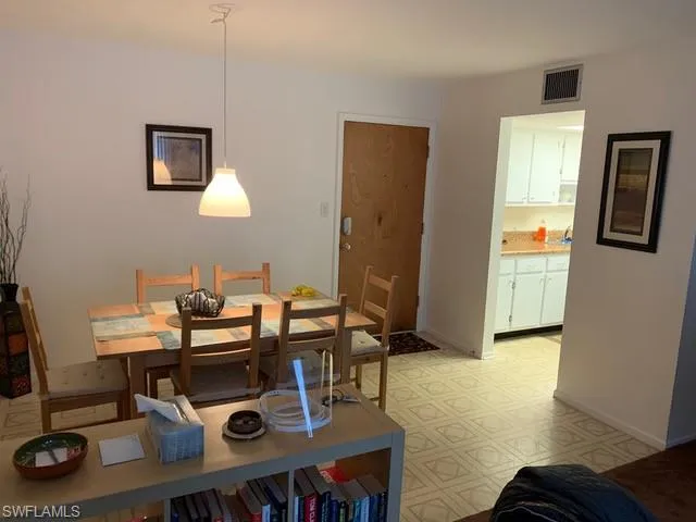 View of dining room