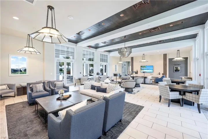 Building lobby featuring visible vents