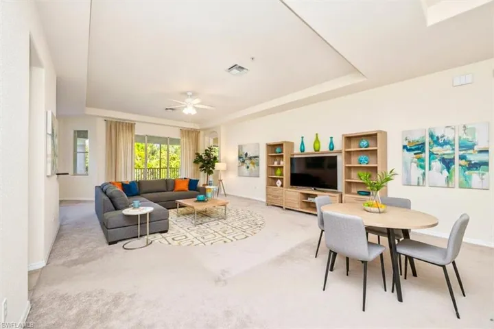 Virtually Staged with sitting and dining area