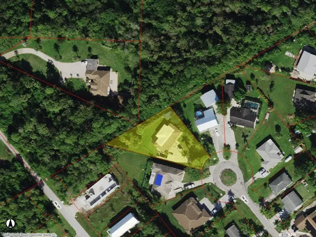 Collier County Appraiser Aerial View of Property