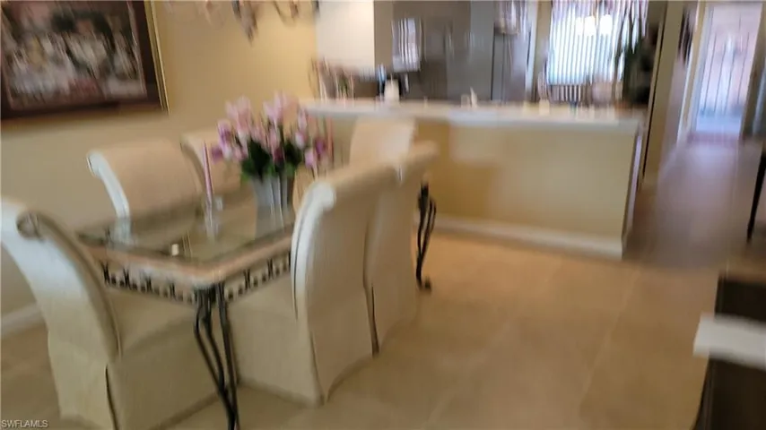 View of dining area