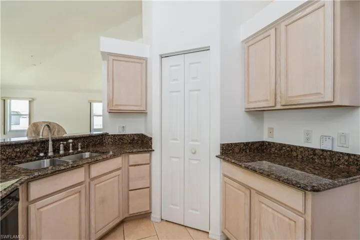 Light cabinets and walk-in pantry