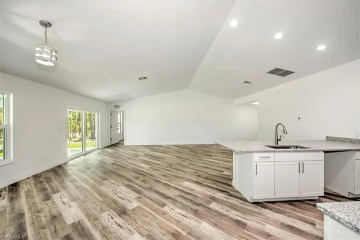 View from the dining area.