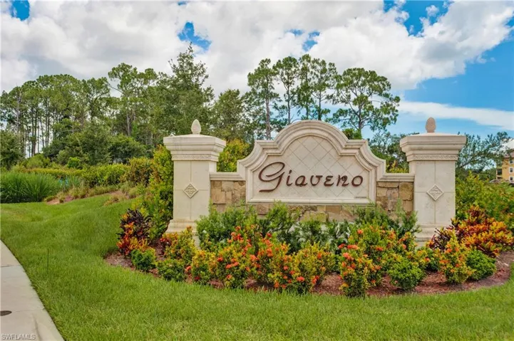 Community sign featuring a yard