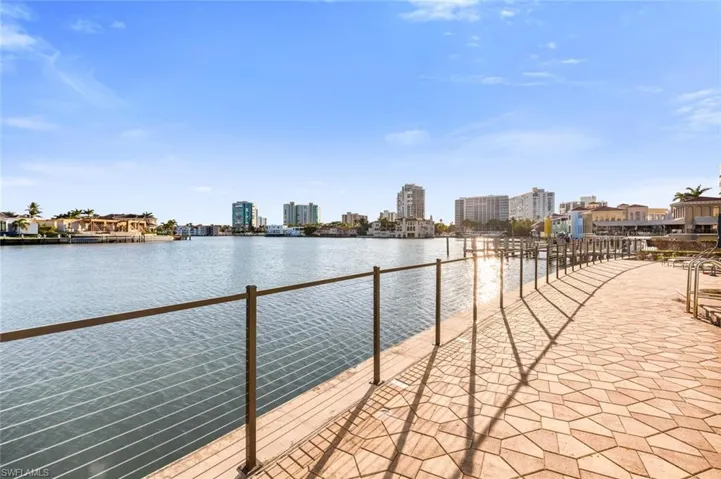 Water view with a city view