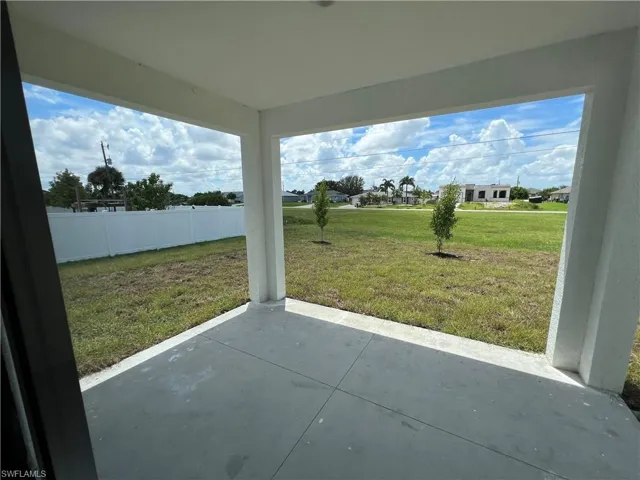 View of patio