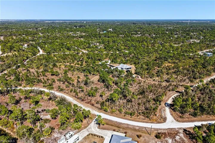 Aerial overview of property's location