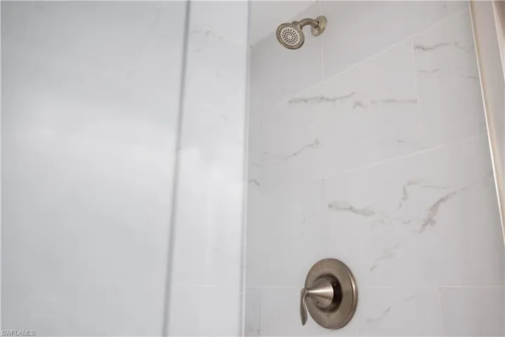 Details with tiled shower