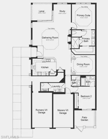 Additional Highlights Include: tray ceilings, fireplace, laundry sink, impact windows, 8' doors throughout, epoxy garage floor, GE Cafe appliances, washer and dryer, upgraded quartz countertops throughout.