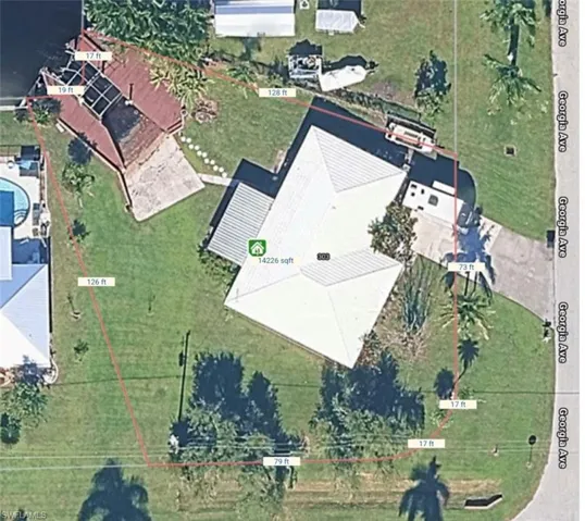 Lot dimensions from Leepa