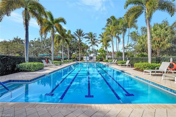 Swimming laps to stay in shape....