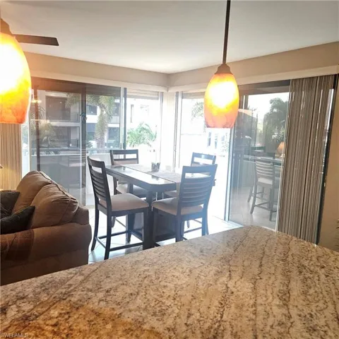 View of dining area