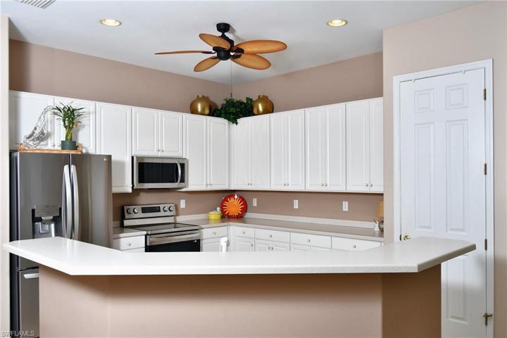Large kitchen with pantry