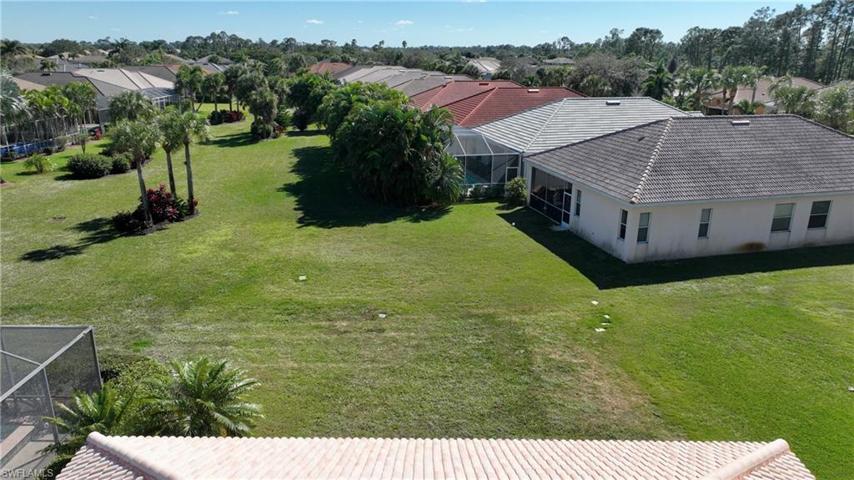 back yard and common area