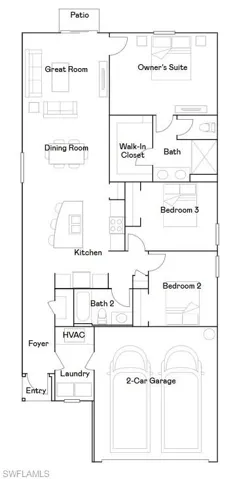 View of floor plan / room layout