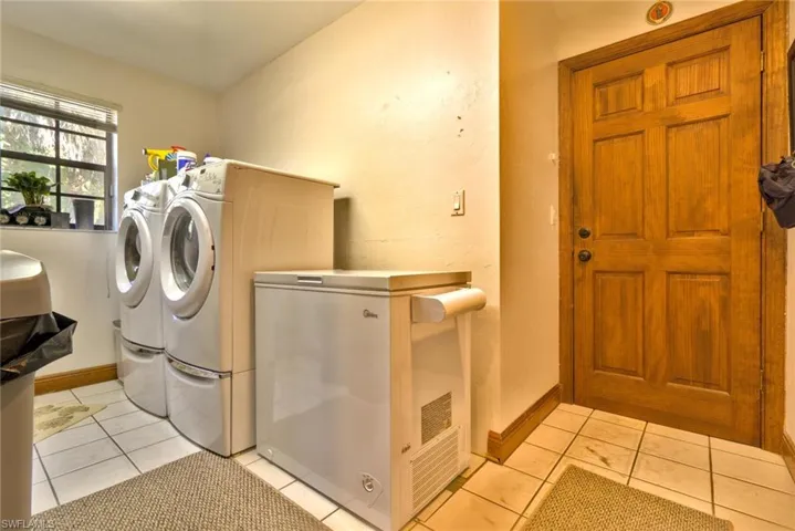 Laundry room with window for natural light