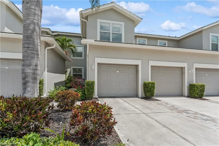 Multi unit property featuring a garage