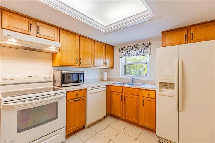 Tray Ceiling in Kitchen