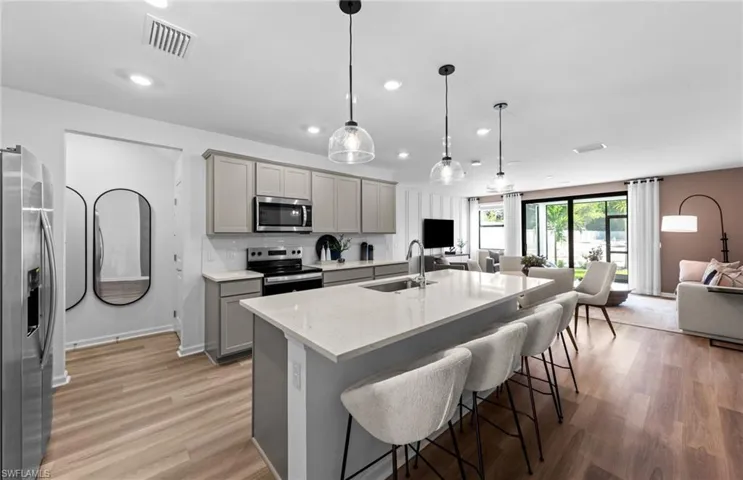 Photos are from a furnished model. Options for this home may vary.