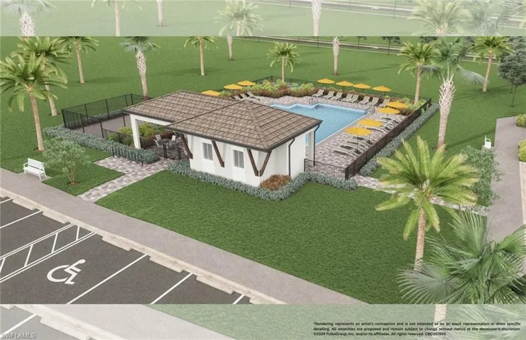 Rendering - Future pool & cabana