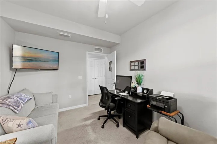 3rd bedroom currently used as office/den