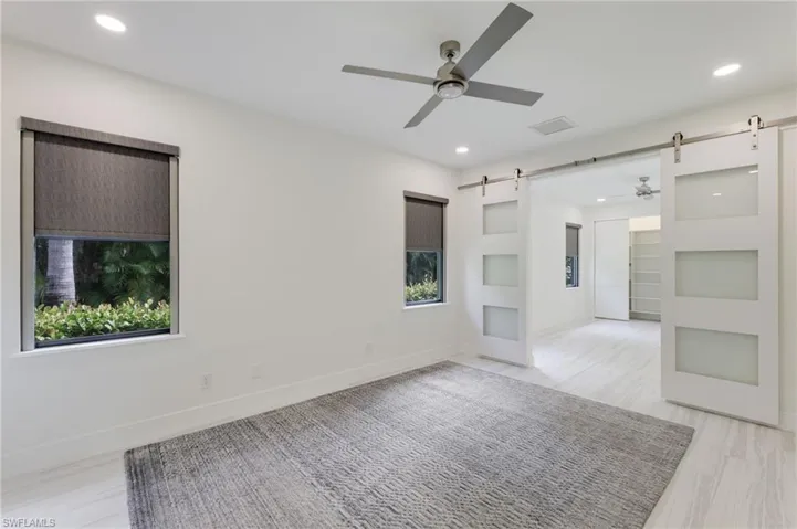 Bedroom 2 prior to staging