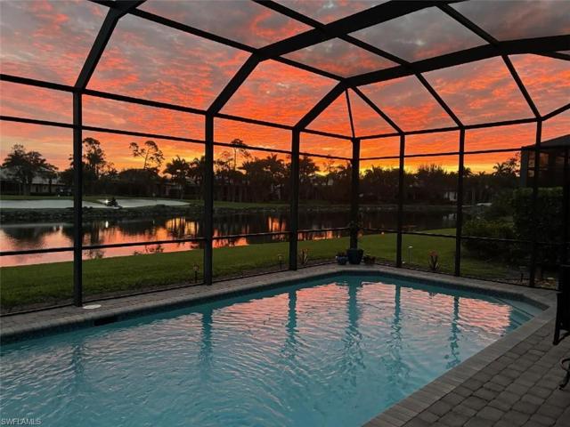 Sunrise over pool