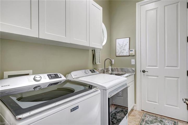 laundry room with sink