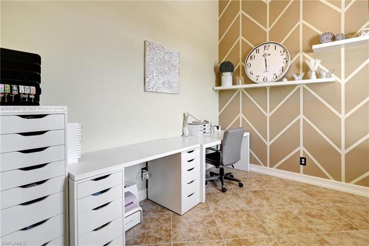 Den/flex room.  Shown as a craft room and office
