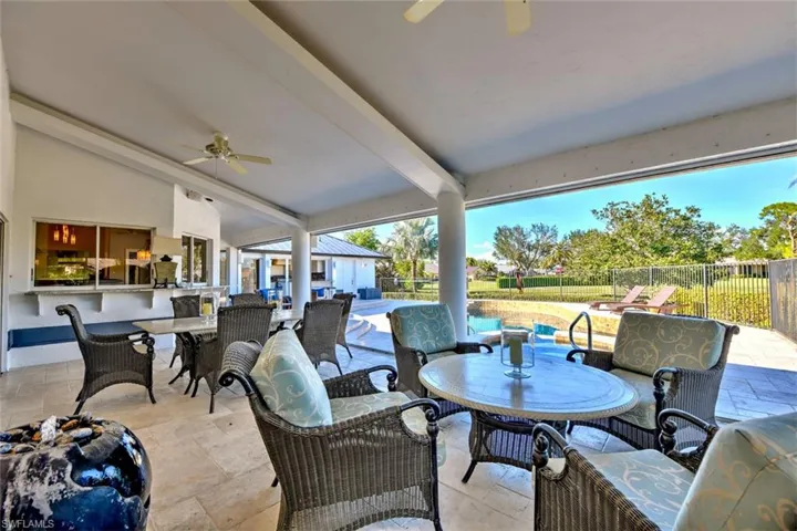 View of patio / terrace with plenty of under cover entertaining space.