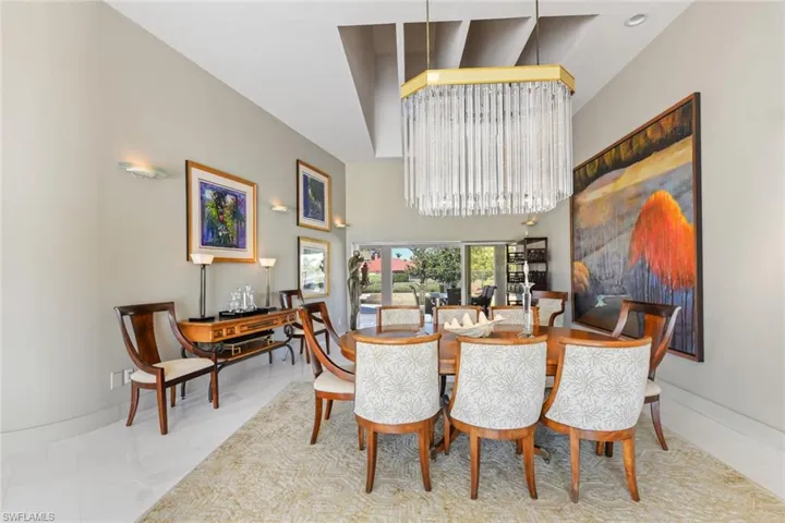 Formal dining space