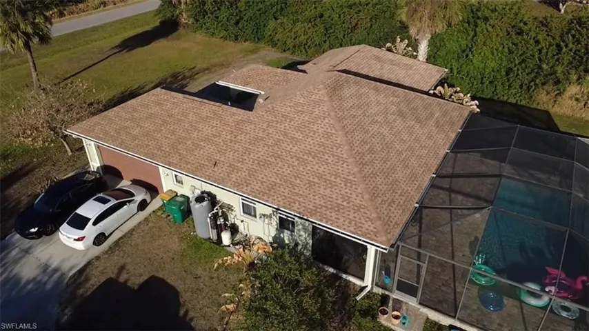 View of subject property-New Roof