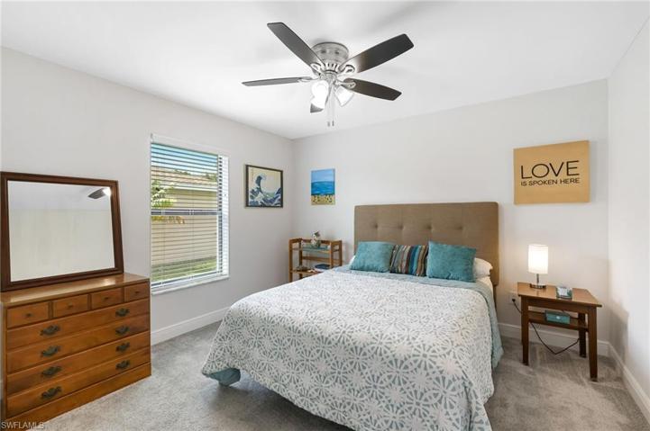 2nd of the 3 guest bedrooms. All large rooms at 12' x 11'
