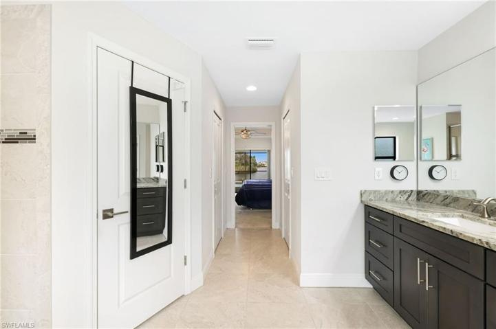 You get two large 6' x 3.5' walk-in closets here