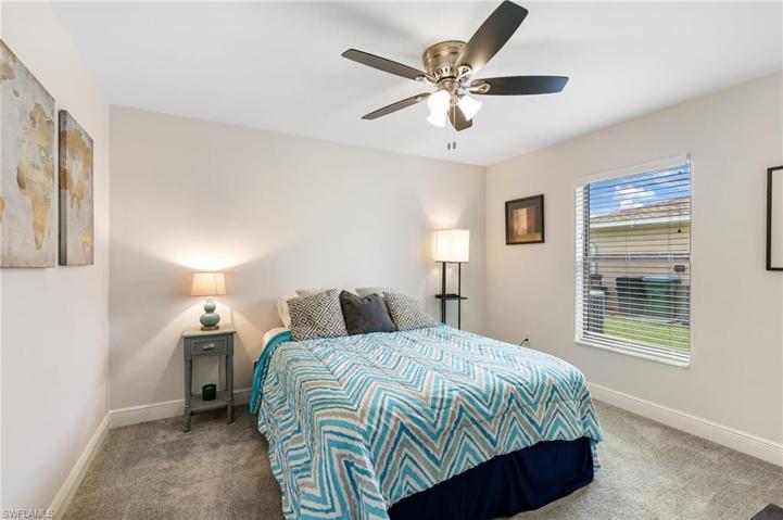 1st of the 3 guest bedrooms. All large rooms at 12' x 11'