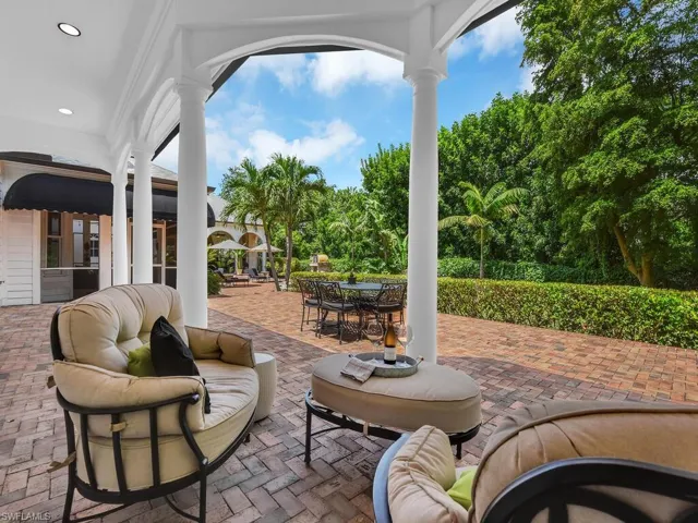 View of patio