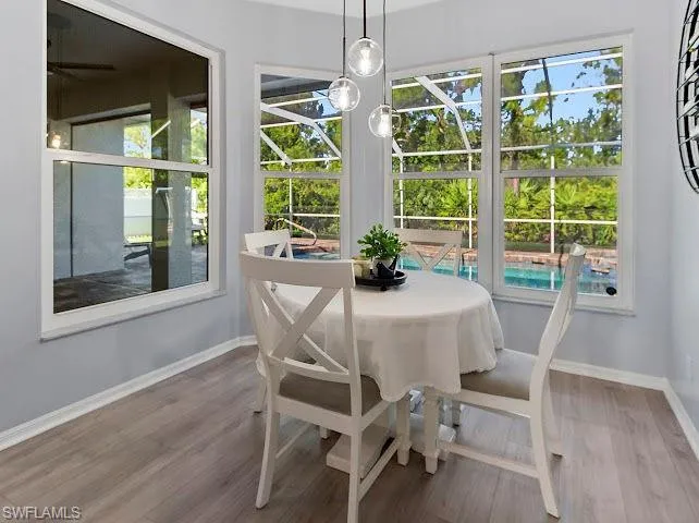 Sunroom / solarium featuring plenty of natural light