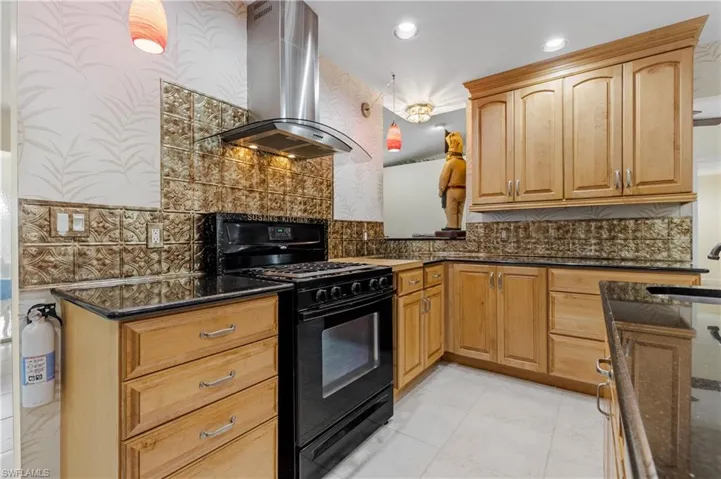Propane gas cooktop and electric oven