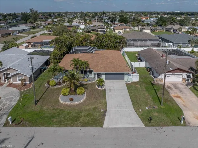 Aerial view of home  looking from south to north