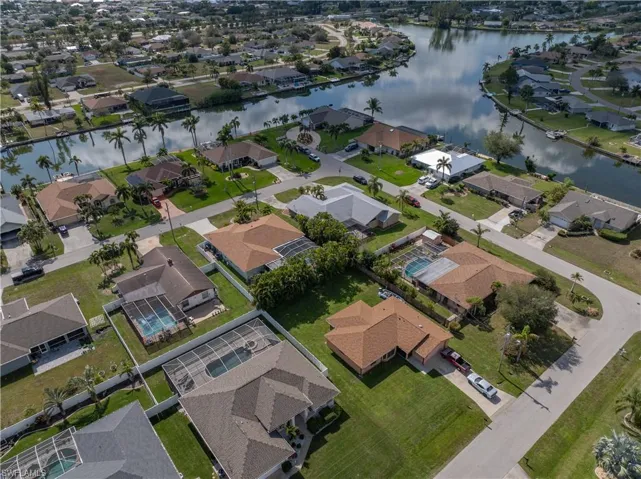 Aerial view looking towards the Southwest