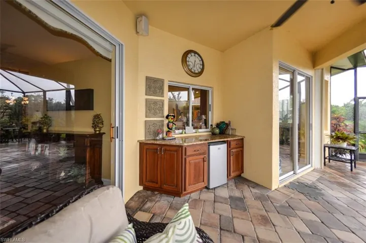 View of patio